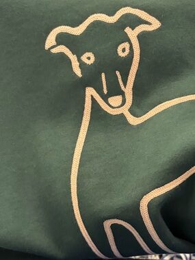 Boden Dog Embroidered Sweatshirt
